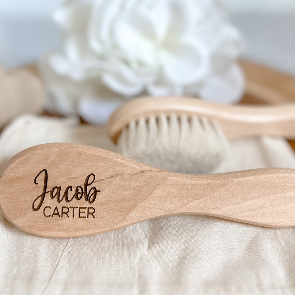 Personalized Baby Hair Brush, Baby Shower Gift, Baby Brush, Baby Keepsake Brush